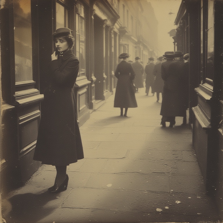Vintage London Street Scene