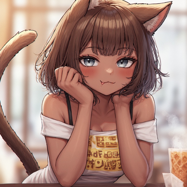Lazy Catgirl Charm