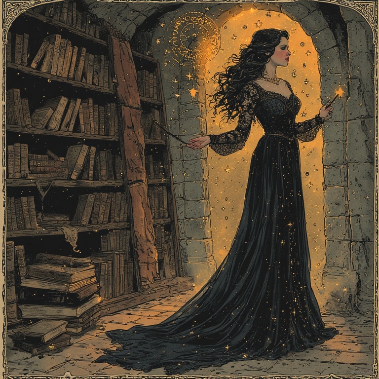 Spellbound Sorceress Portrait