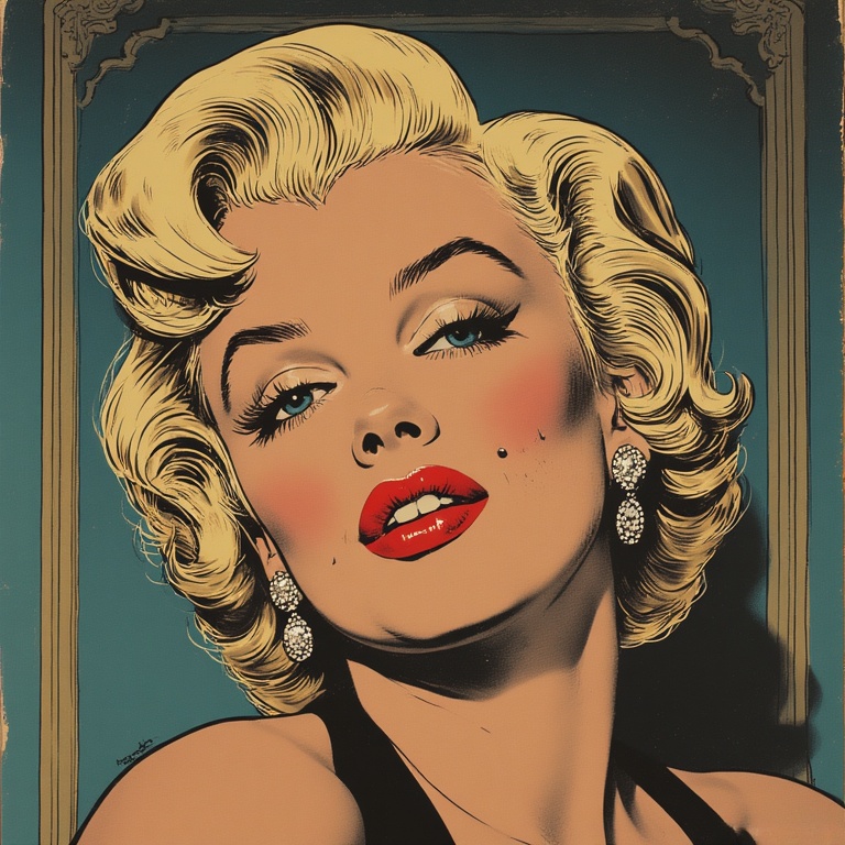 Marilyn In Black Velvet