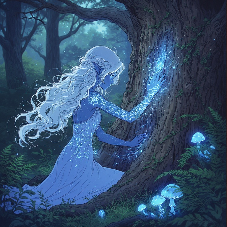 Moonlit Tree Whisperer