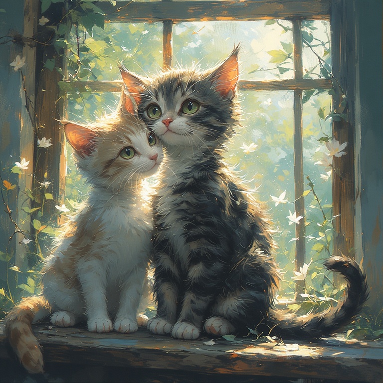 Anime Feline Portraits