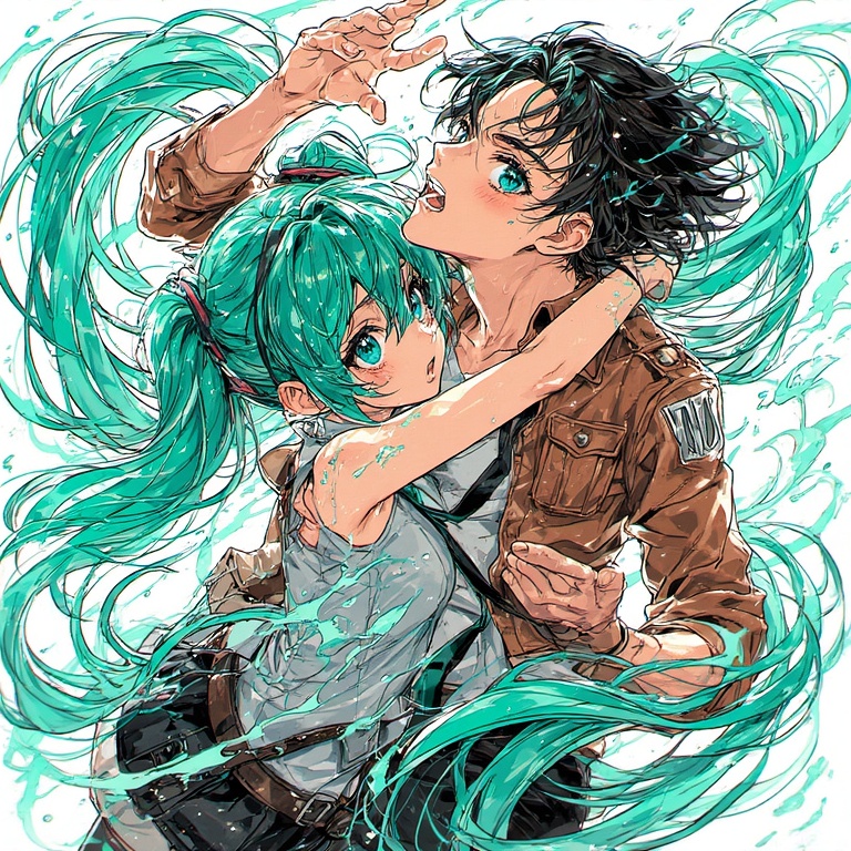 Miku Jojo Titan Fusion