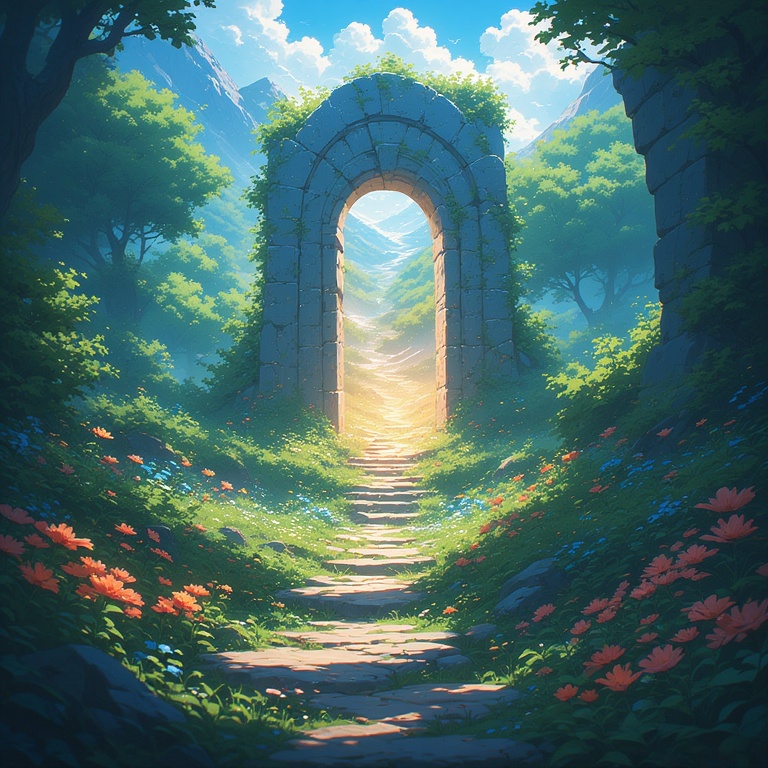 Mysterious Mountain Portal