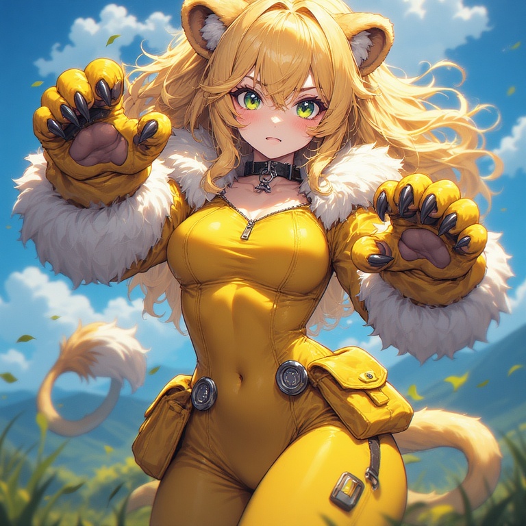 Yellow Lion Maiden