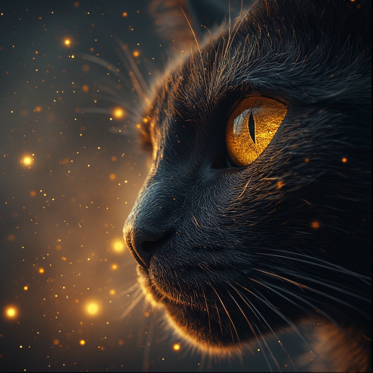 Moonlit Whiskered Gaze