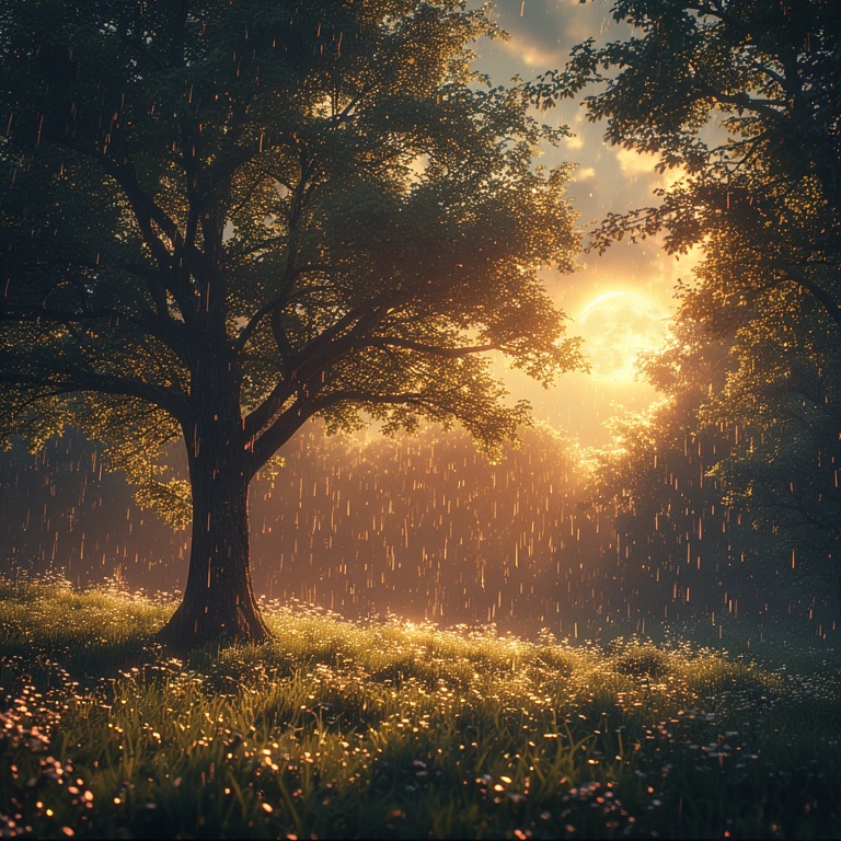 Moonlit Summer Serenity