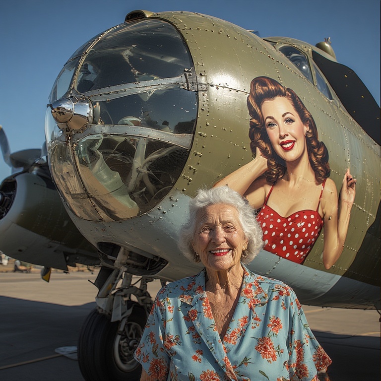 Vintage Bomber Pinup Pride