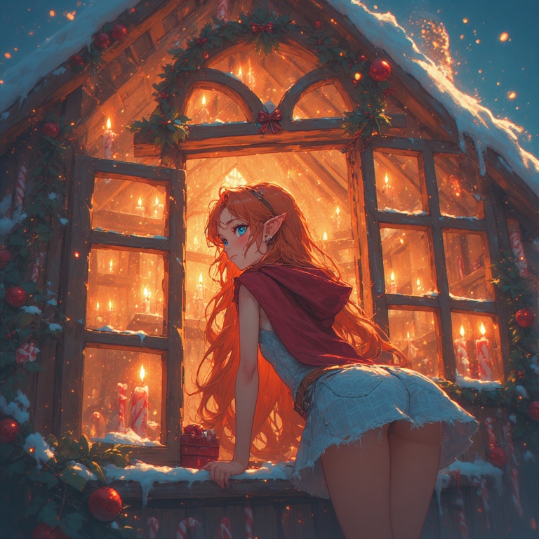 Anime Young Elf Girl