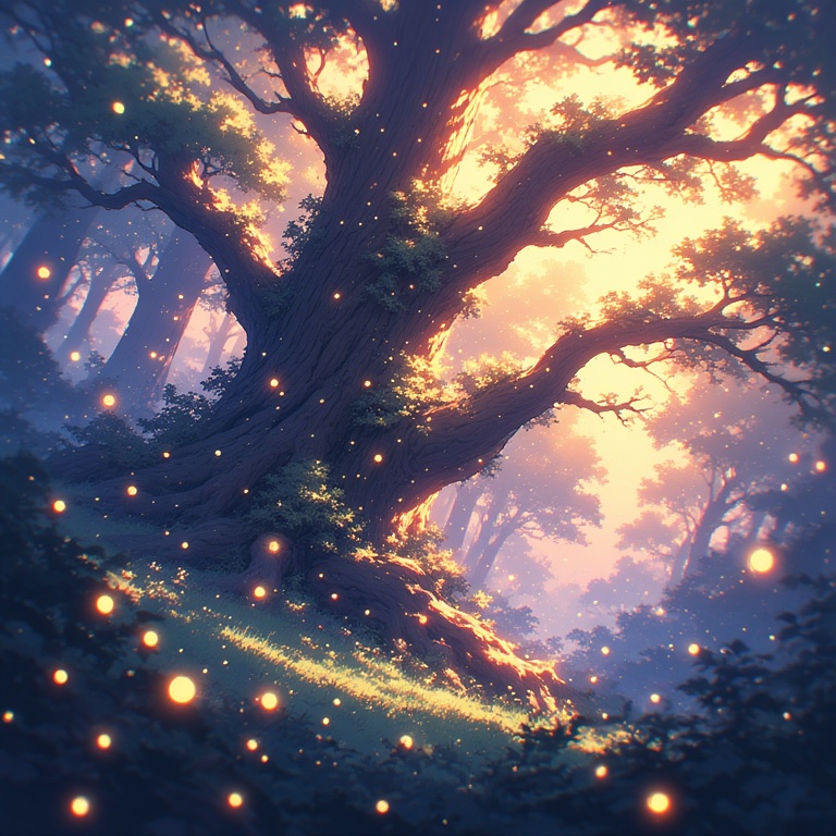 Moonlit Forest Whispers