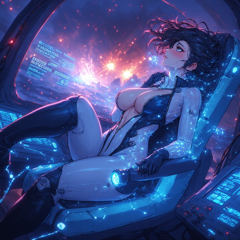 Neural Overload Cockpit Scene
