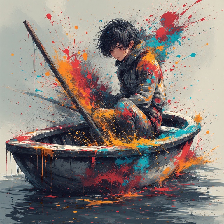 Rainbow Rowboat Riot