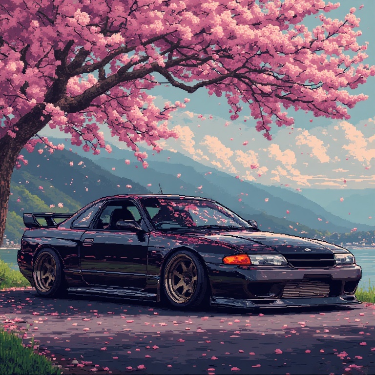 Sakura Silvia Sunset
