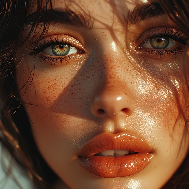 Tactile Glamour Portrait