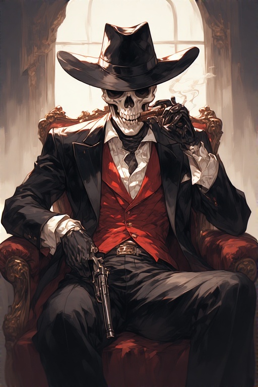 Fancy Skeleton Sheriff