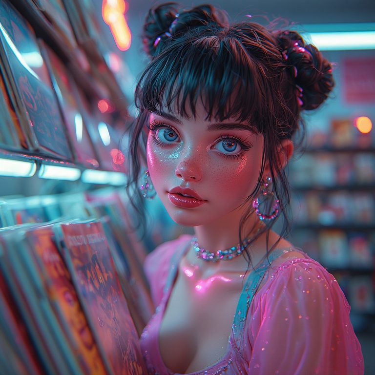 Retro Anime Graphic Novel