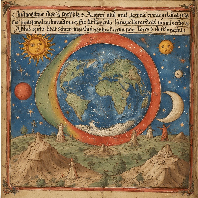 Medieval Flat Earth Theory