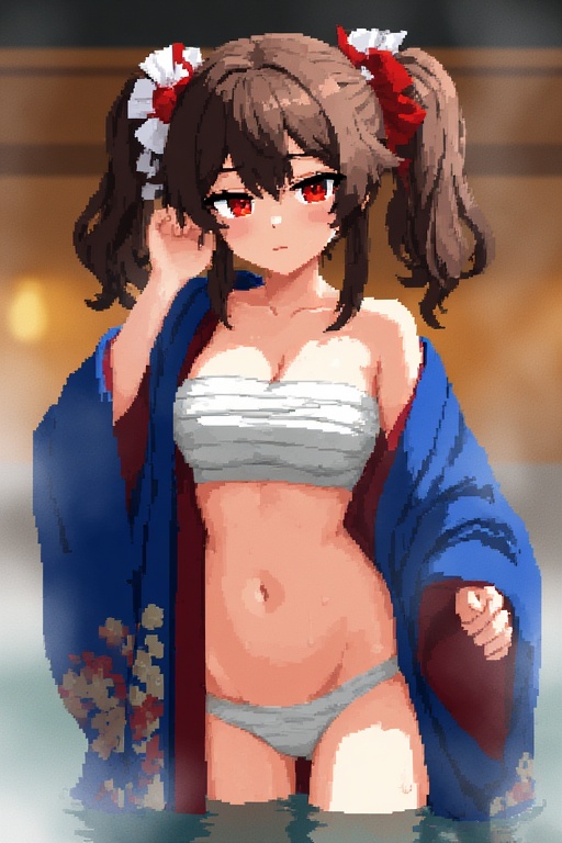 Steamy Kimono Cutie