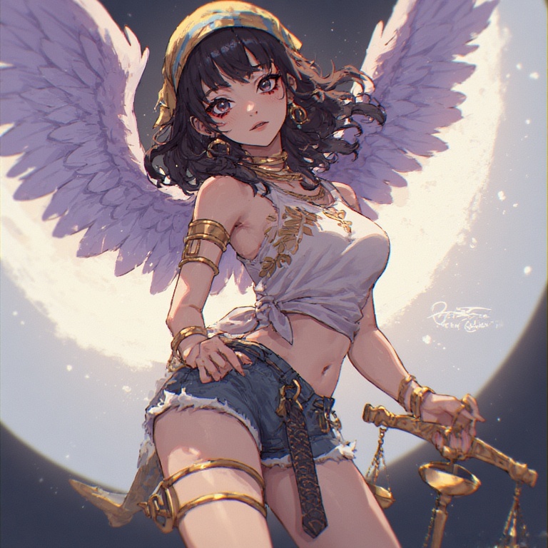 Moonlit Warrior Maiden