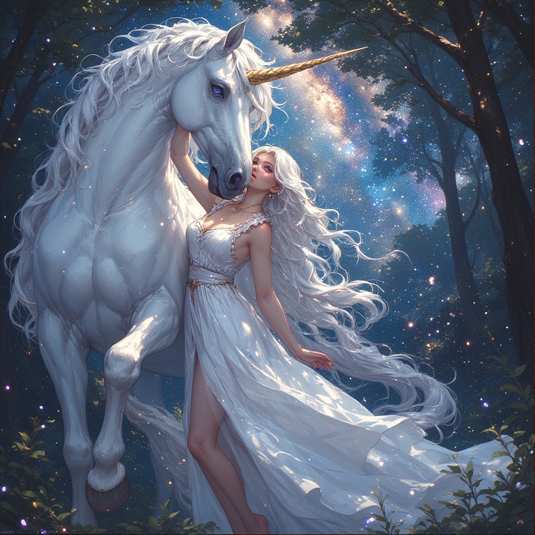 Moonlit Unicorn Whisperer