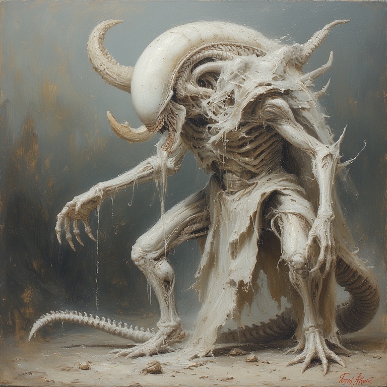 Albino Xenomorph Icon
