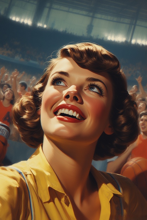 Cheering Courtside Euphoria