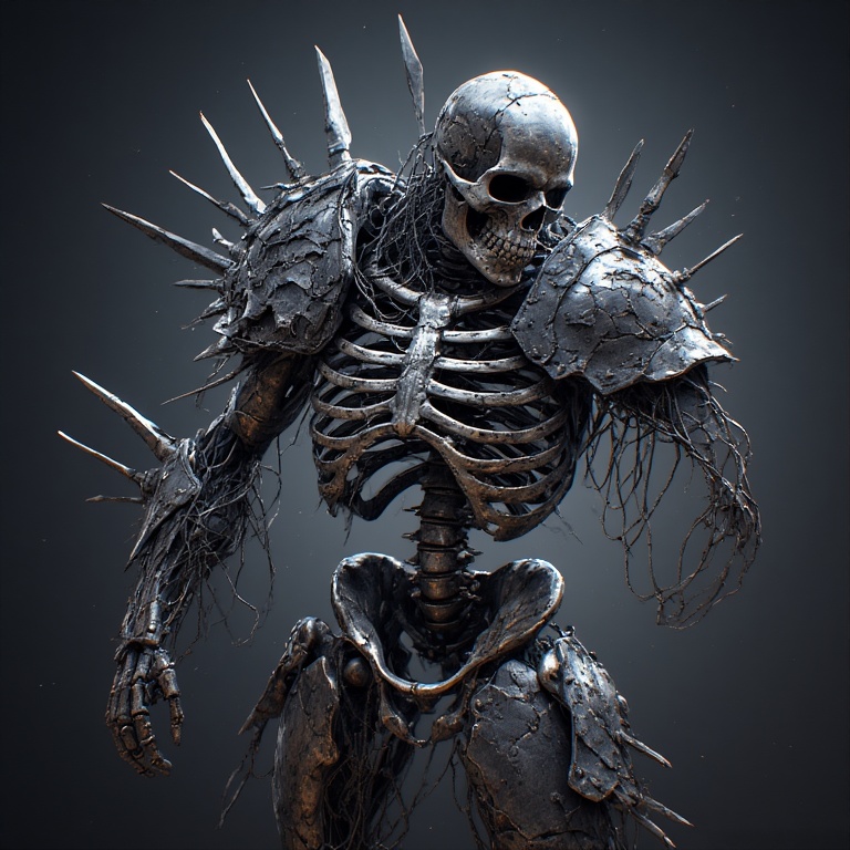 Steel Warrior Skeleton