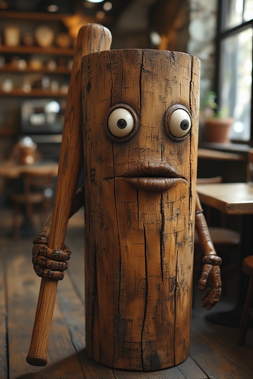 Wooden Caffeine Critter
