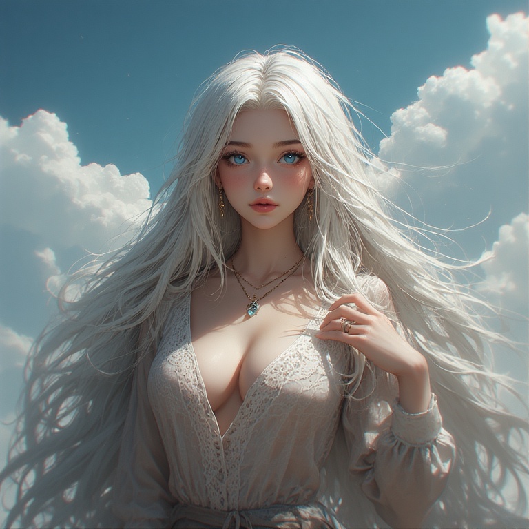 Elegant Anime Beauty