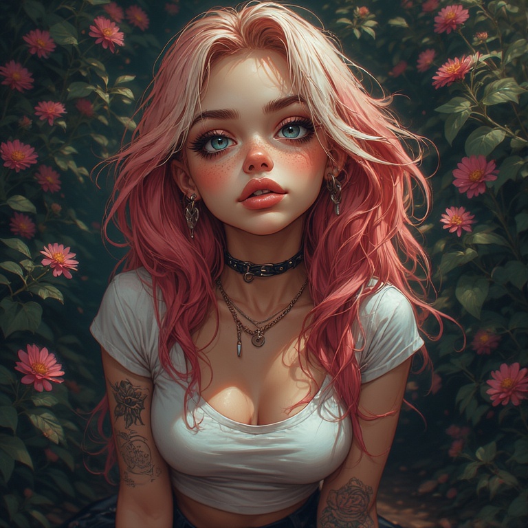 Punk Flower Power Dwarf
