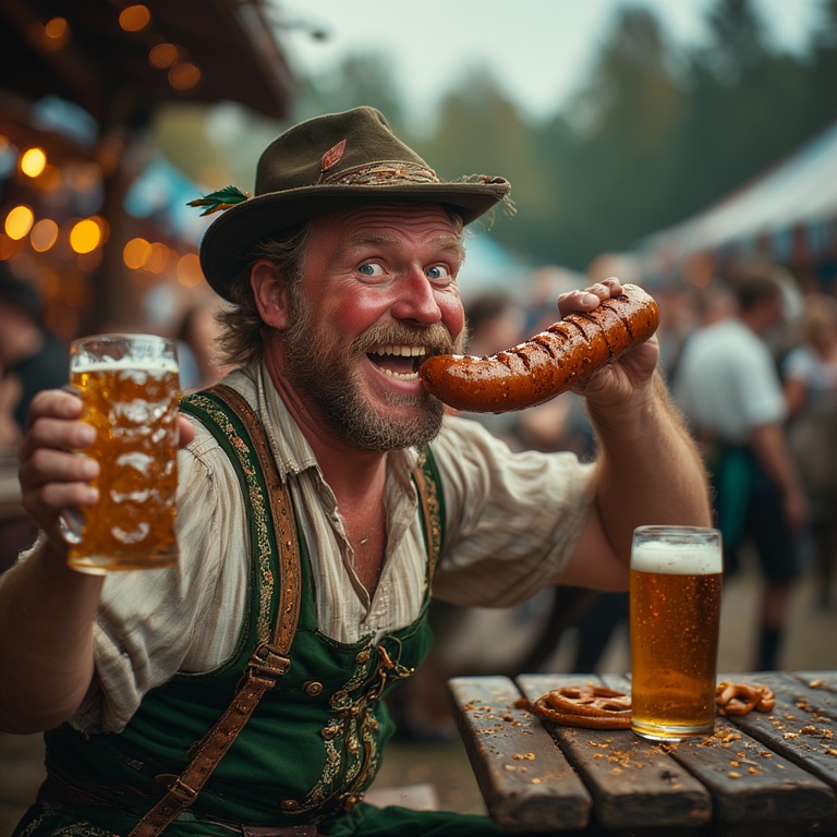 Joyful Bavarian Gentleman