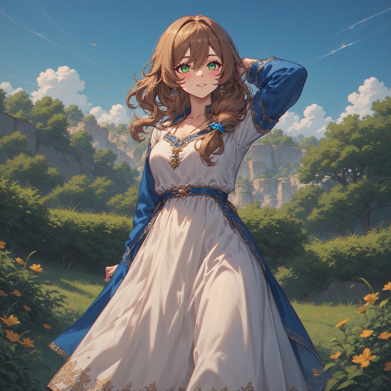 Blue Waifu Beauty