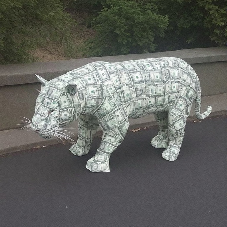 Cash Tiger Mosaic