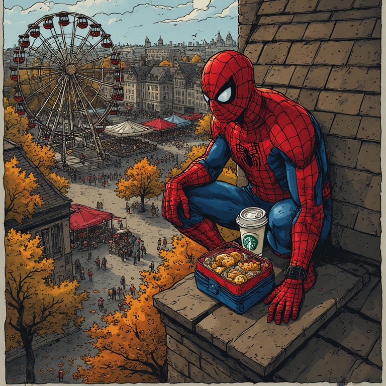 Spidey's Autumn Picnic Delight