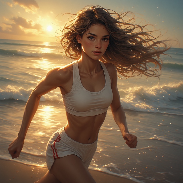 Sandy Sunset Sprinter