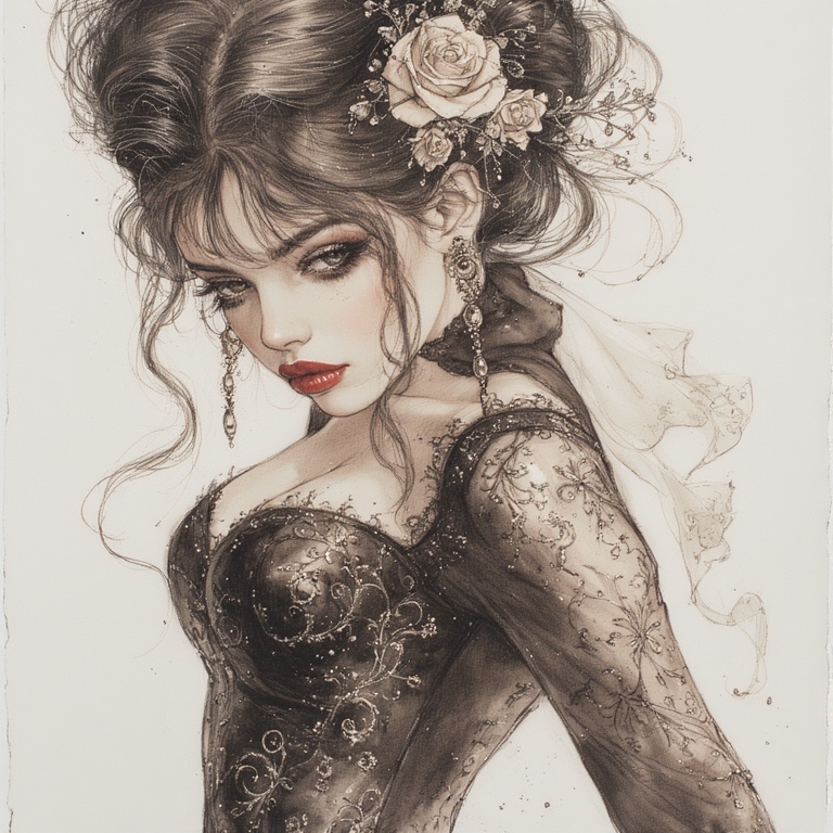 Hyper-Stylized Femme Fatale