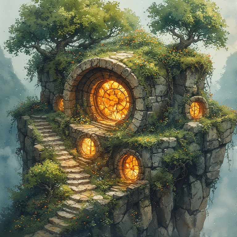 Fantasy Watercolor Concept Art