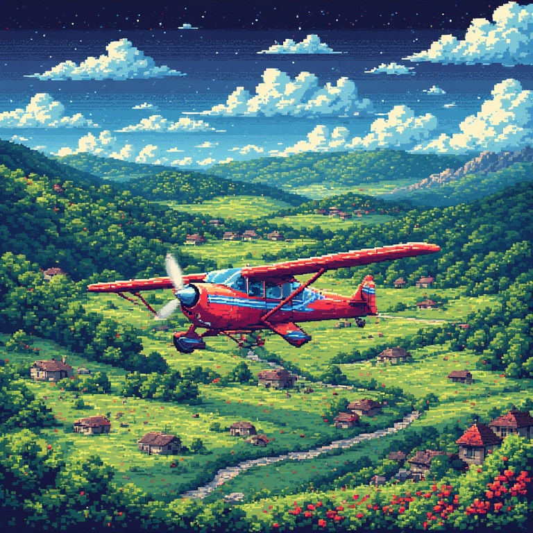 Pixel Plane Frenzy